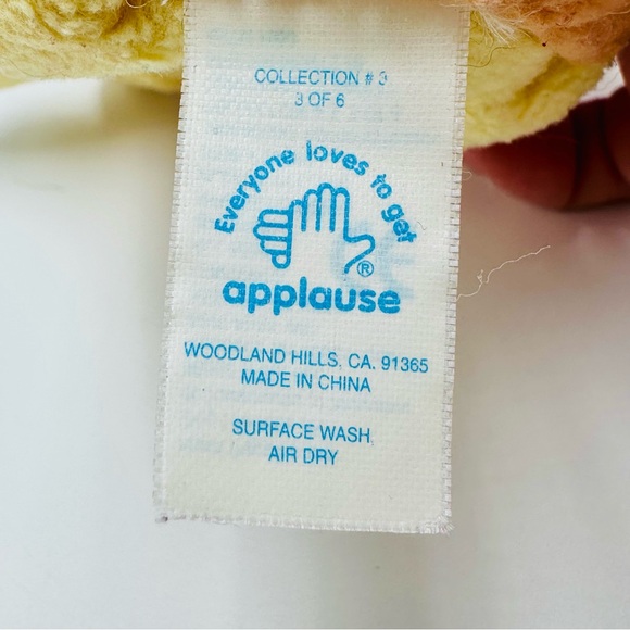 Hush Puppies Basset Hound Soft Stuffed Plush Puppy Dog 6” Beanbag Applause - Picture 7 of 12